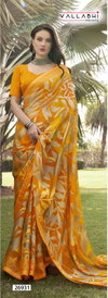 Pravya Vol 2 By Vallabhi Printed Brasso Sarees Wholesale Price In Surat
